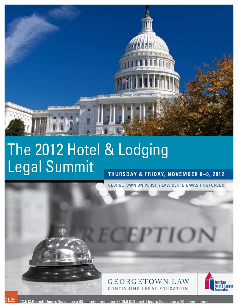 Lannan Legal PLLC 2012 Hotel Lodging Legal Summit Lannan Legal PLLC